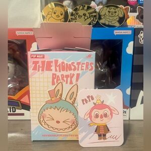 Brand New in (Open) Box Authentic THE MONSTERS Party Series - Reversible Plush
